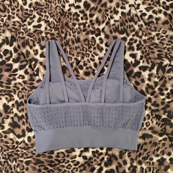 Gymshark Energy Seamless Crop Top Steel Blue - Picture 4 of 7